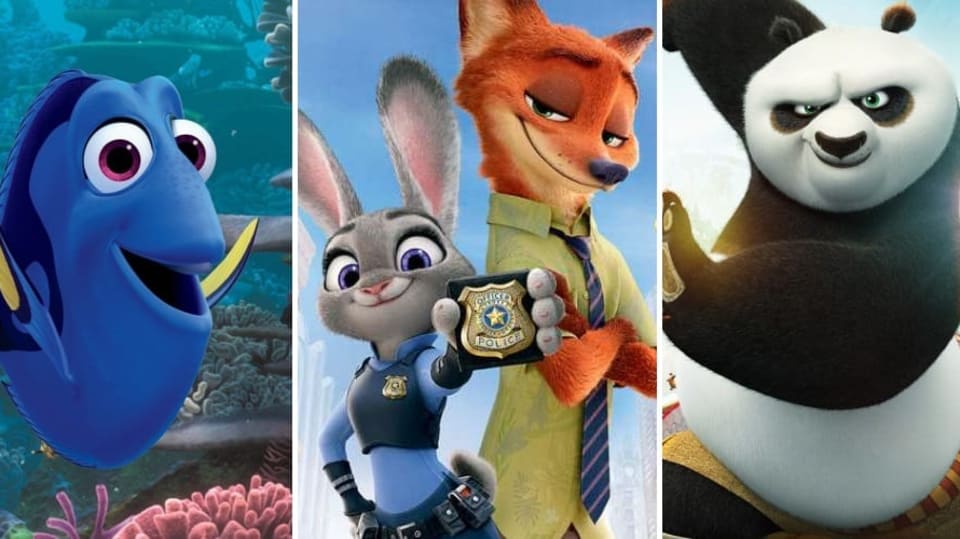 Hledá se Dory, Zootropolis a Kung Fu Panda 3